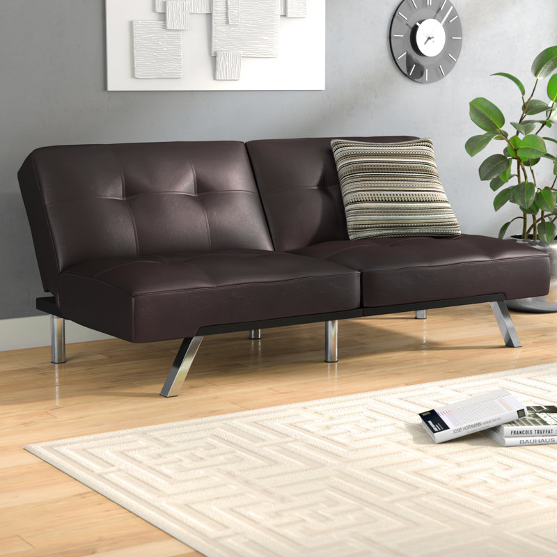 Latitude Run Bartlett Full 70 Wide Faux Leather 